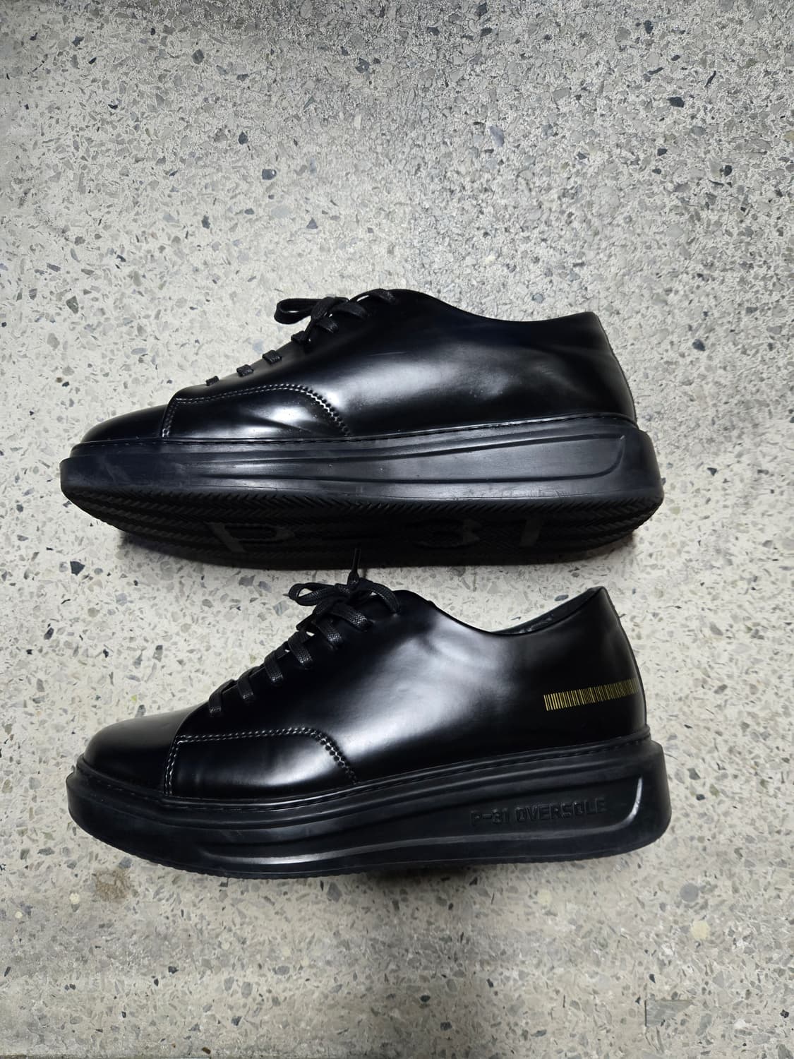 P-31 오버솔 블랙 에디션 7cm 스니커즈 상품이미지4