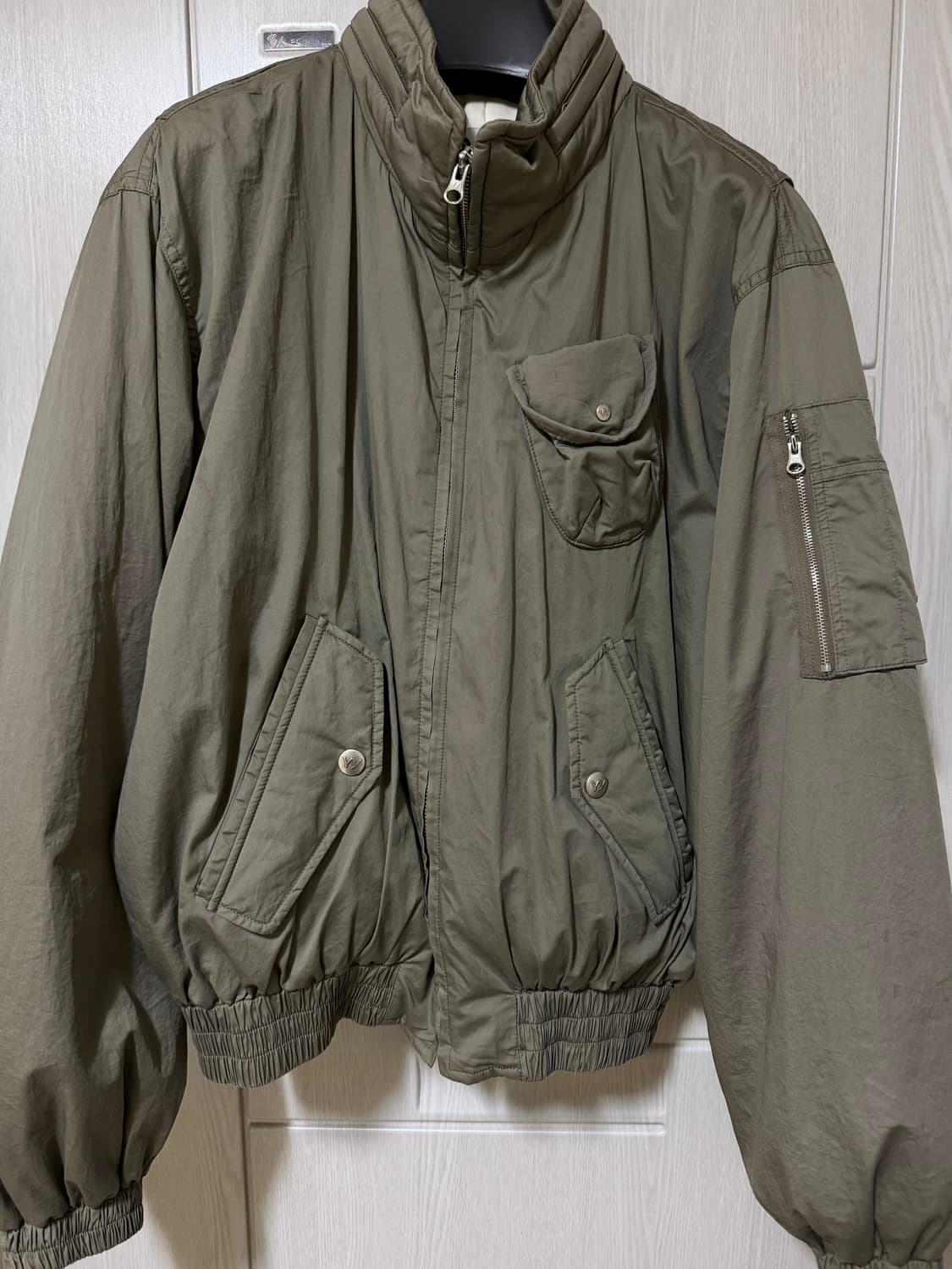 openyy cotton cargo bomber khaki s 상품이미지2
