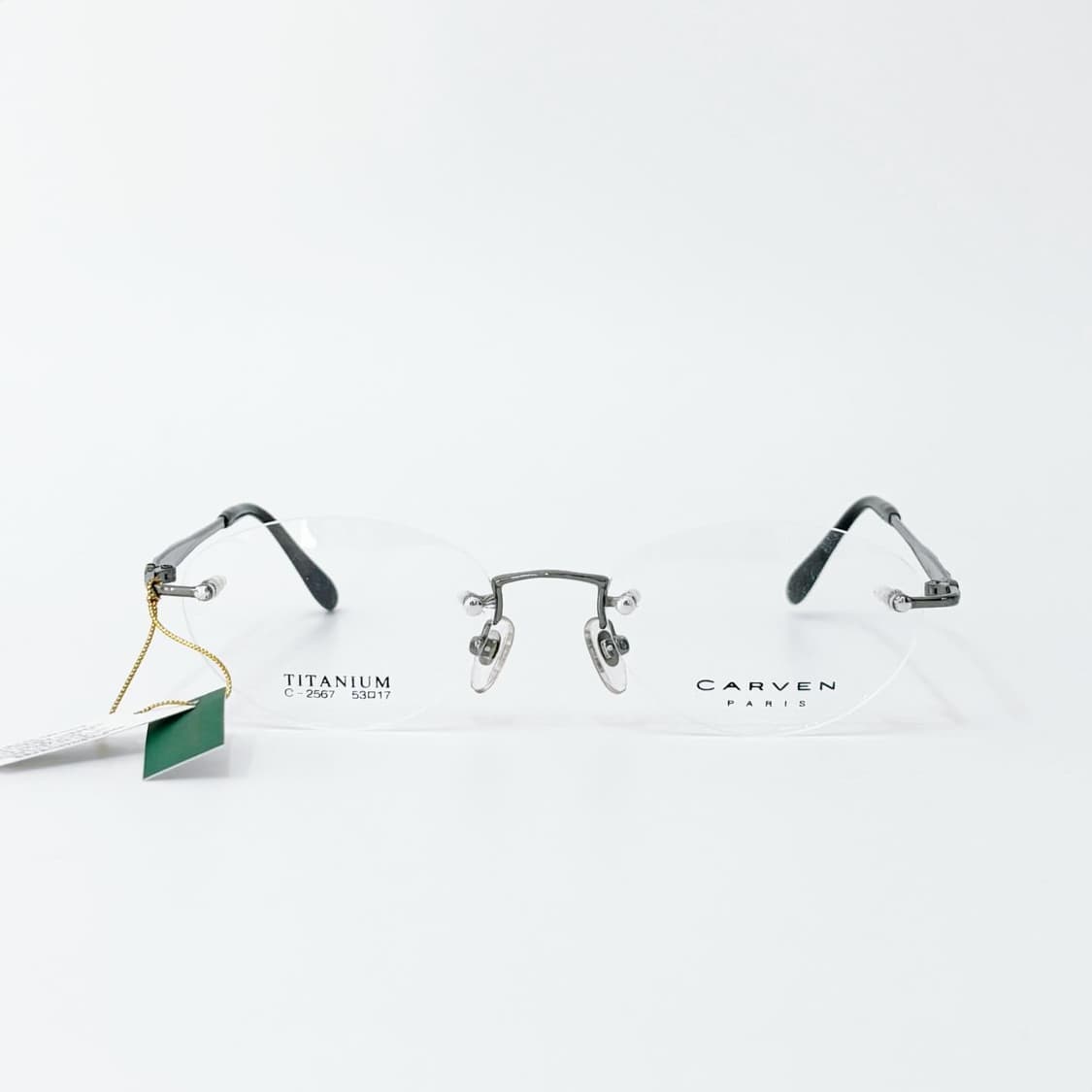 CARVEN 그레이 무테 데드스탁 빈티지안경 상품이미지2