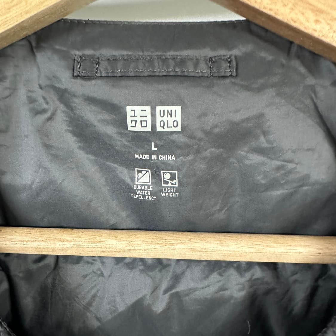 유니클로 하운드투스 패턴 패딩 조끼 상품이미지3