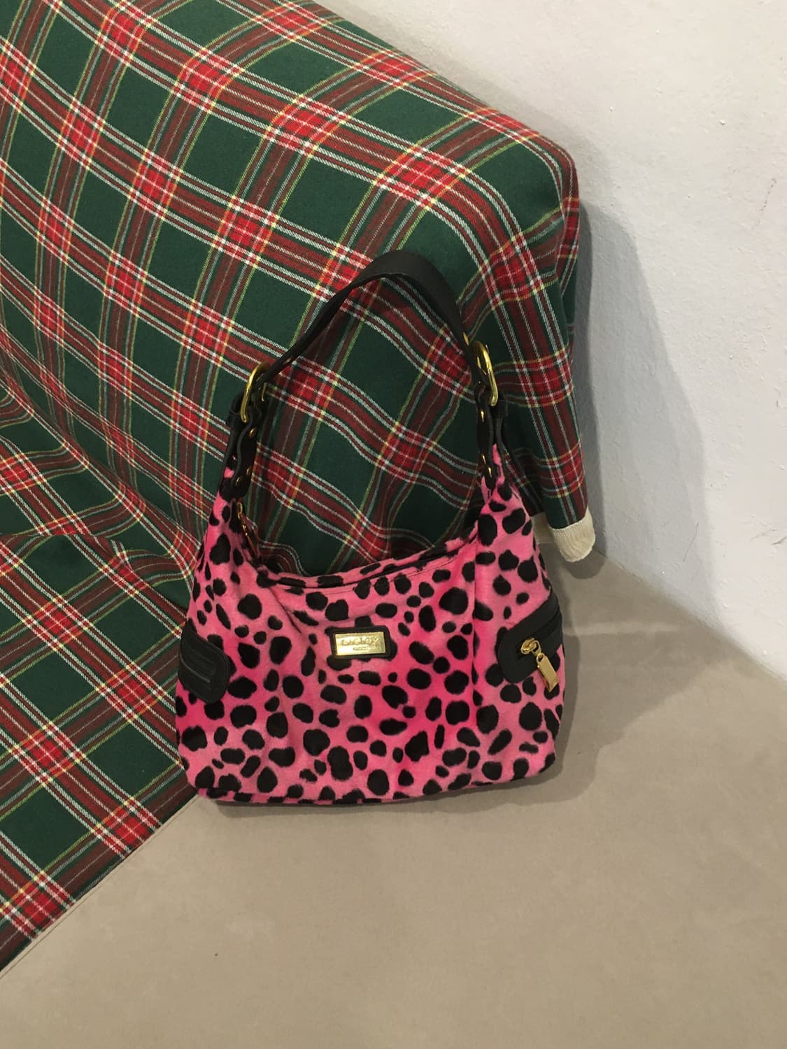 씻을리 핑크 치타 숄더백 상품이미지6