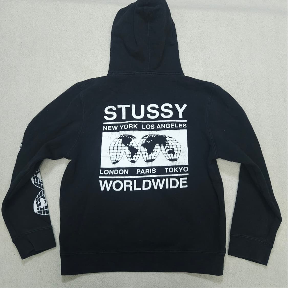 스투시 월드와이드 후드티 M 상품이미지1