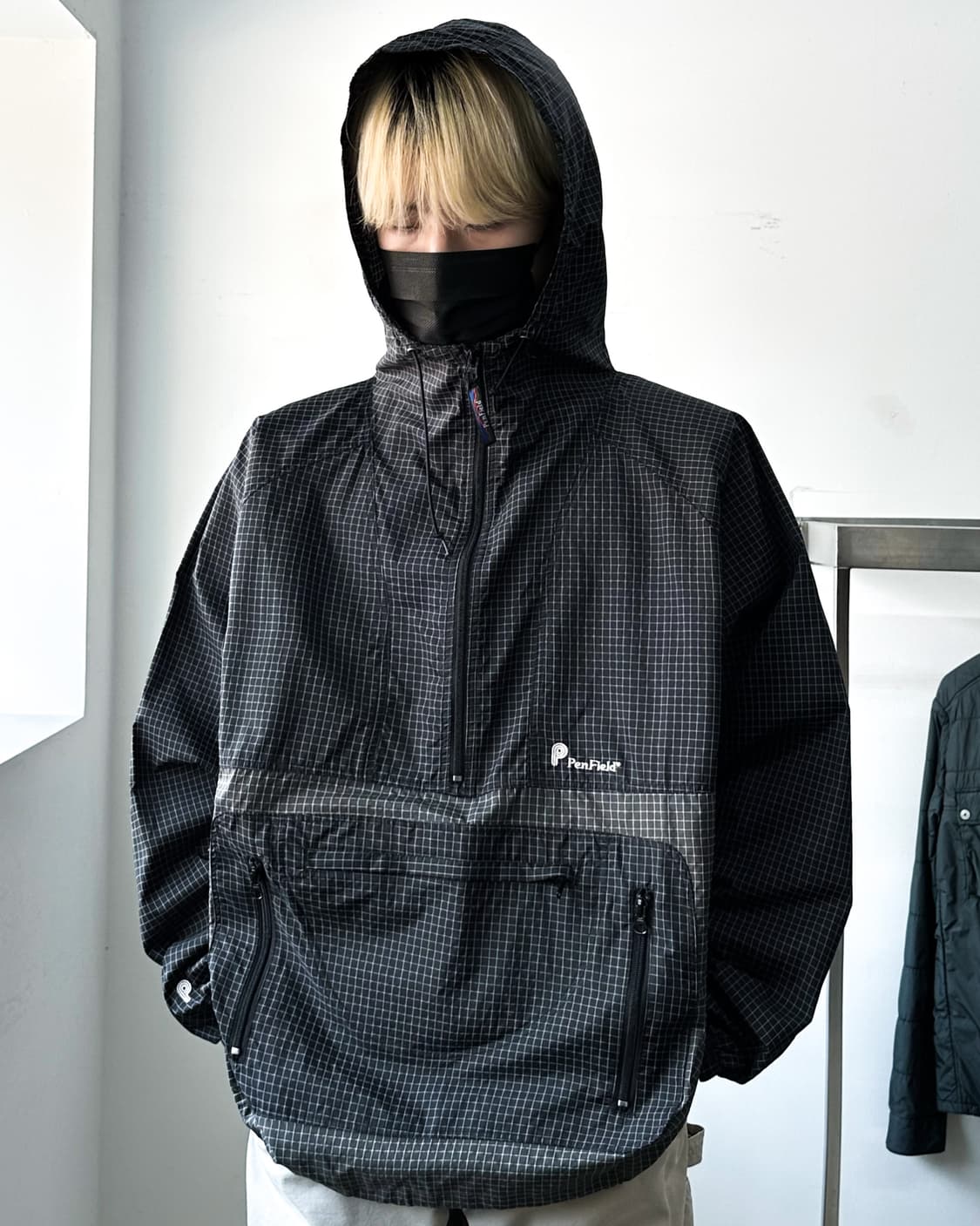 펜 필드 JPN 나일론 립스탑 풀오바 히프집 아노락 상품이미지1