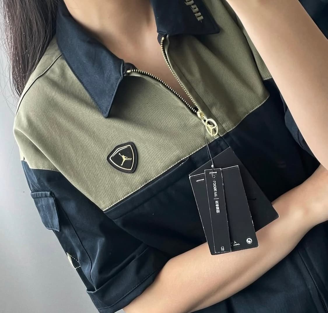 Jordan x Aleali May CREW SHIRT 조던 집업 셔츠 상품이미지2