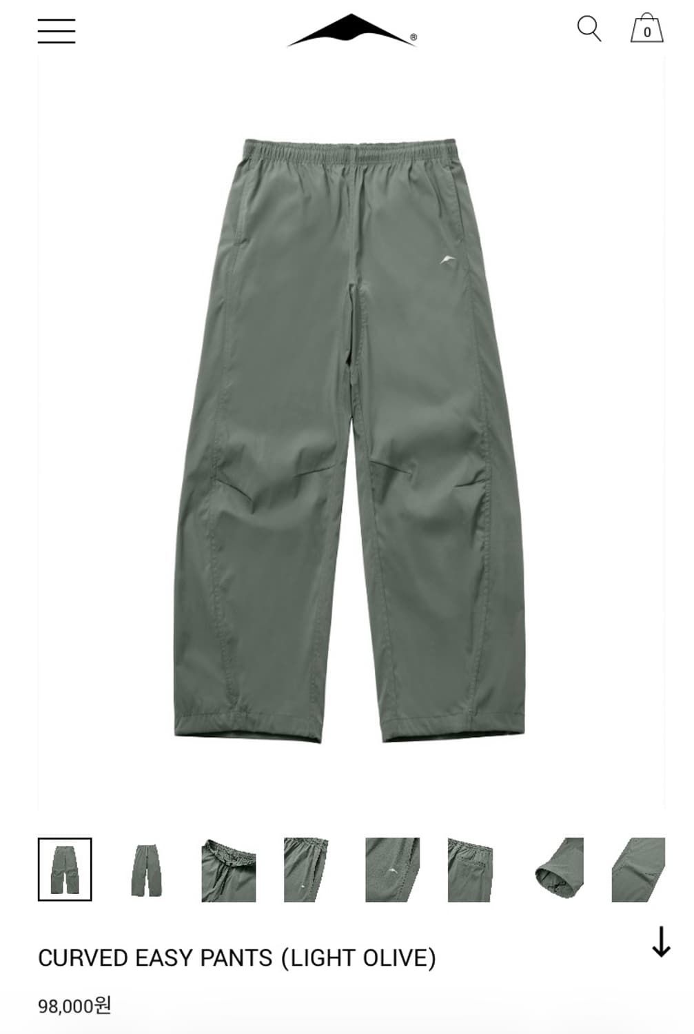 고요웨어 curved easy pants 상품이미지1
