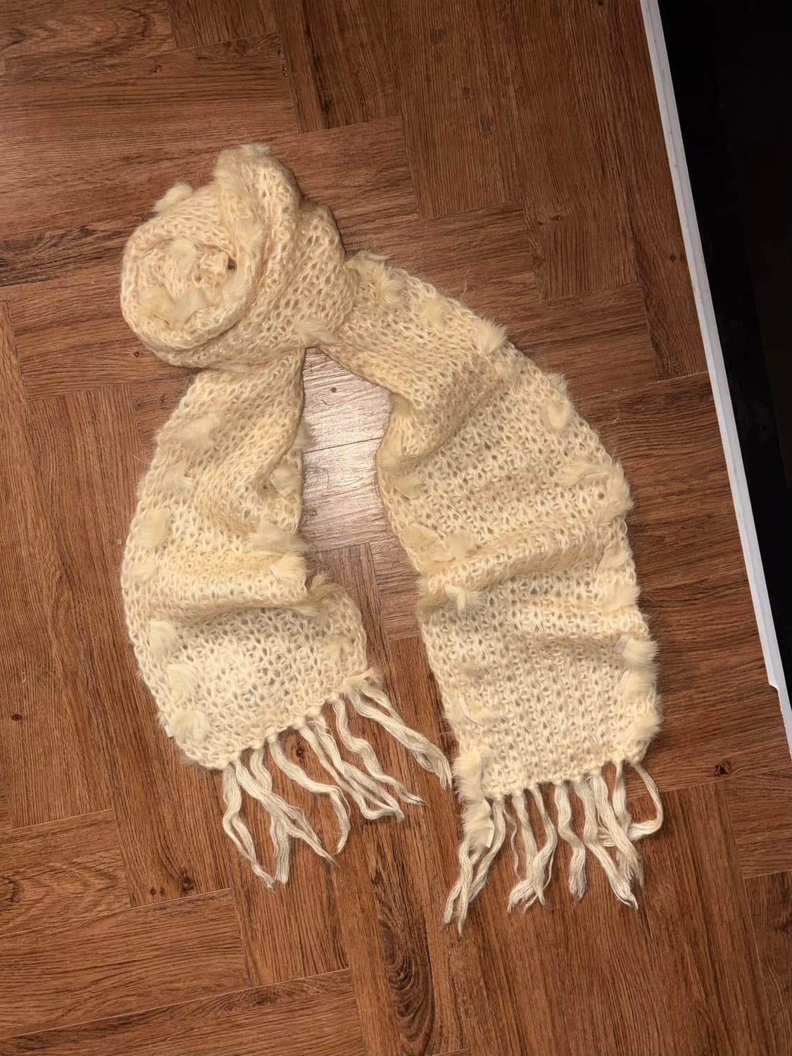 핸드메이드 모헤어 머플러 상품이미지1