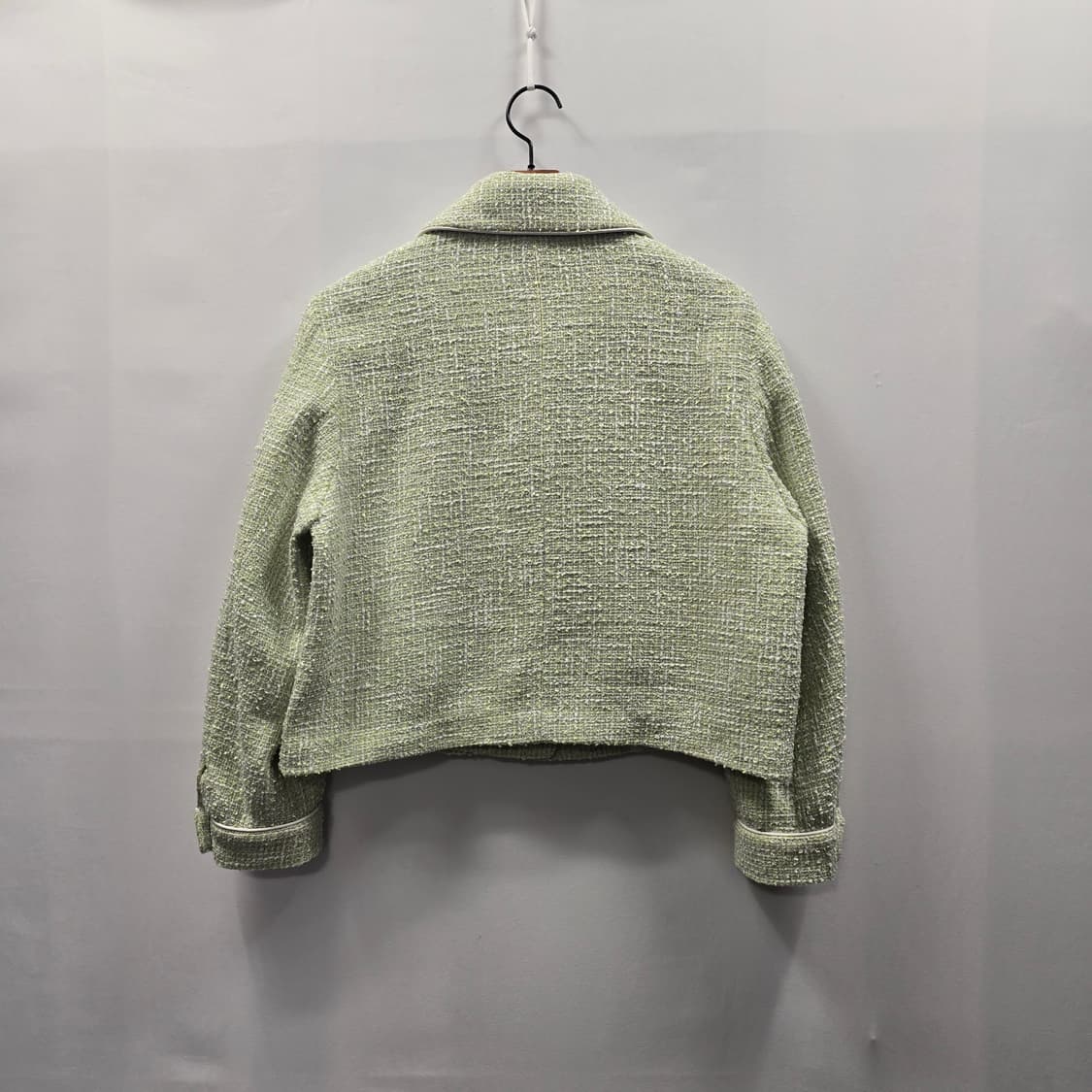 0762 미쏘 MIXXO 트위드 크롭 자켓 M 상품이미지2