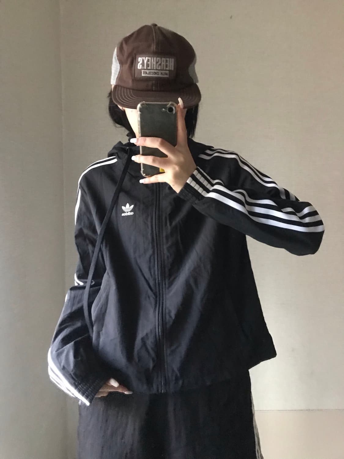 아디다스 블랙 윈드브레이커 상품이미지1