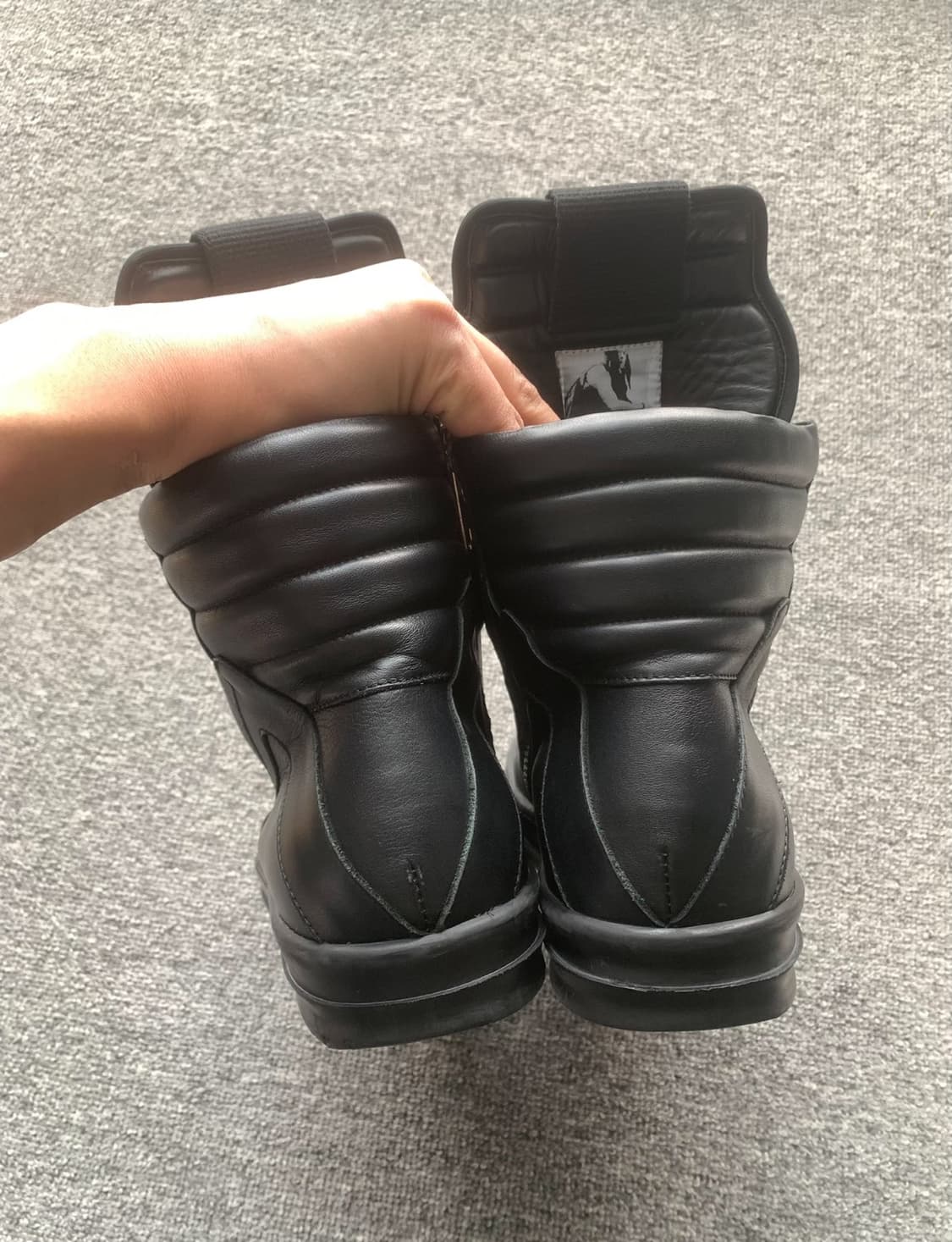 릭오웬스 지오바스켓 올블랙 41.5 상품이미지5