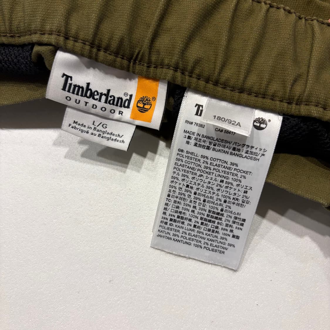 [L] 팀버랜드 카고 반바지 팬츠 베이지 브라운 C694 상품이미지5