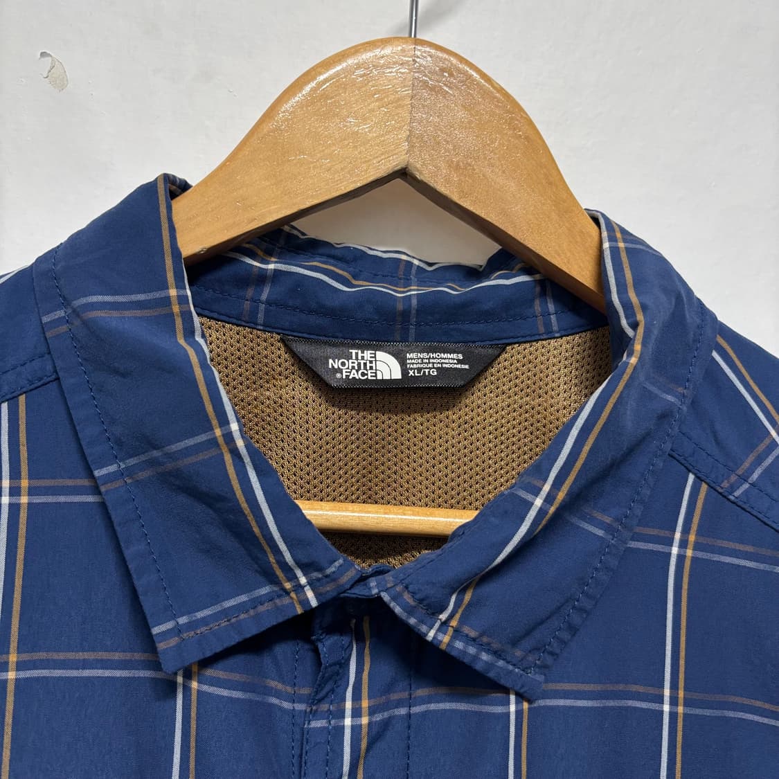 노스페이스 블루 체크셔츠 상품이미지4