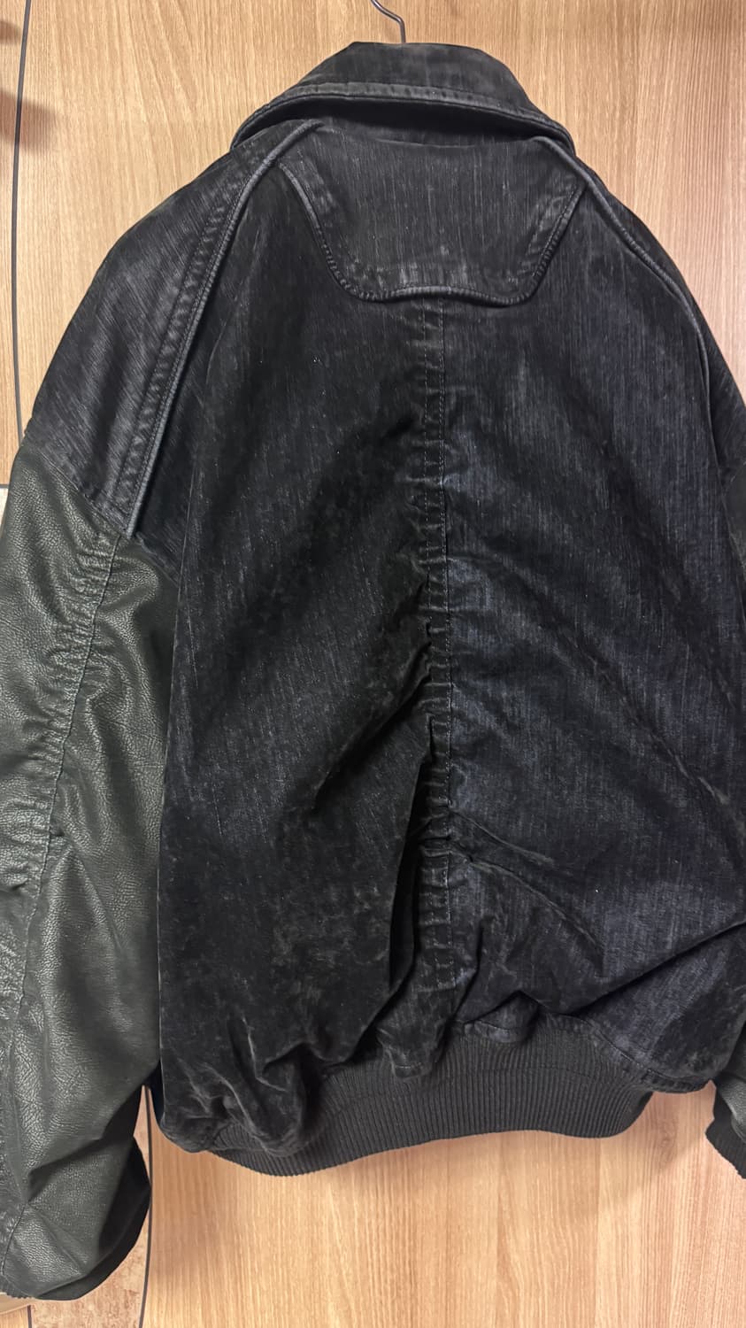 25fw 준지 슬럽벨벳 데님뉴벅 슬리브 점퍼 46 상품이미지3