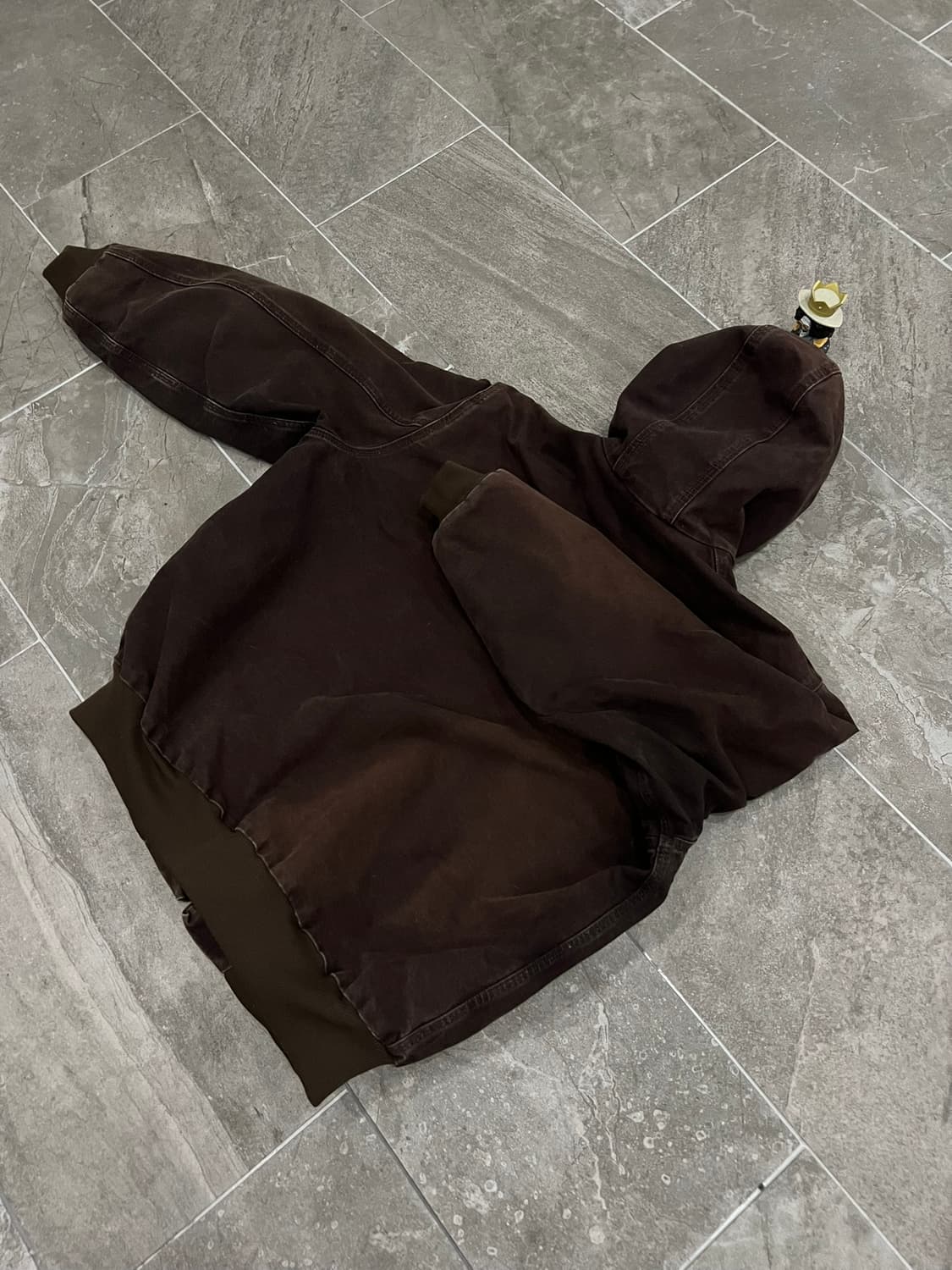 (XL) 칼하트 후드 덕 액티브 자켓 J25 DKB 다크브라운 상품이미지9