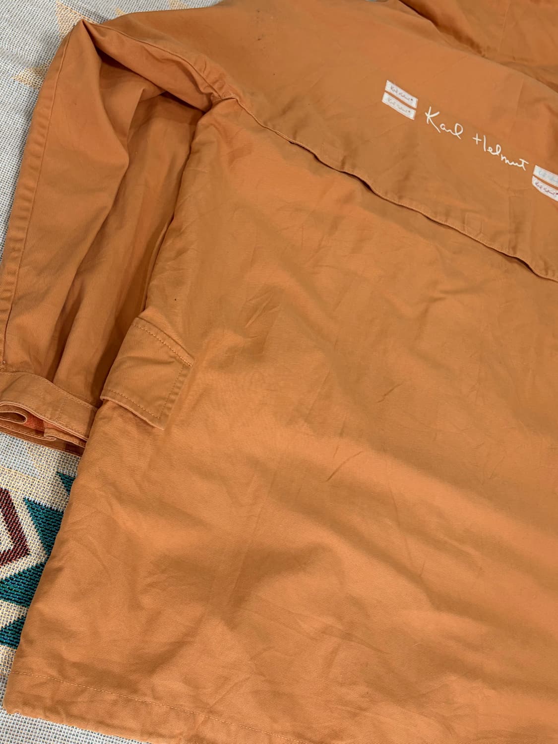 90s Karl helmut orange string rain coat  상품이미지8