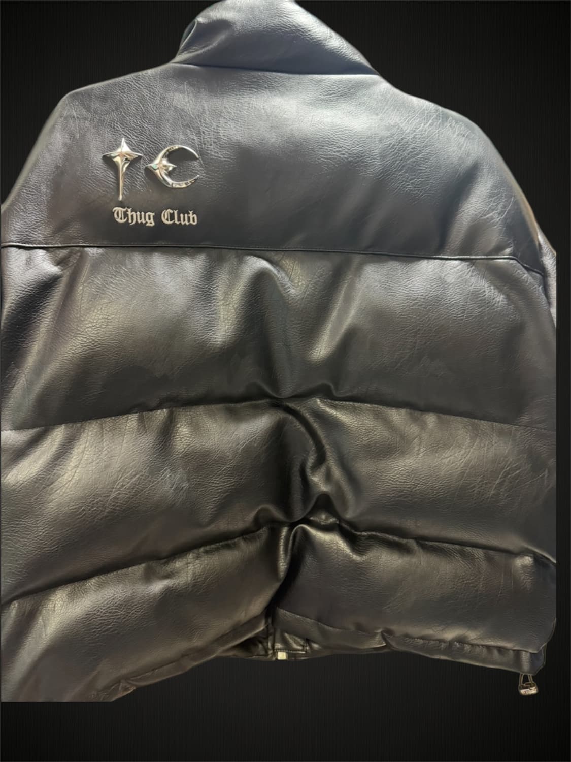 떠그클럽 레더 패딩 상품이미지5