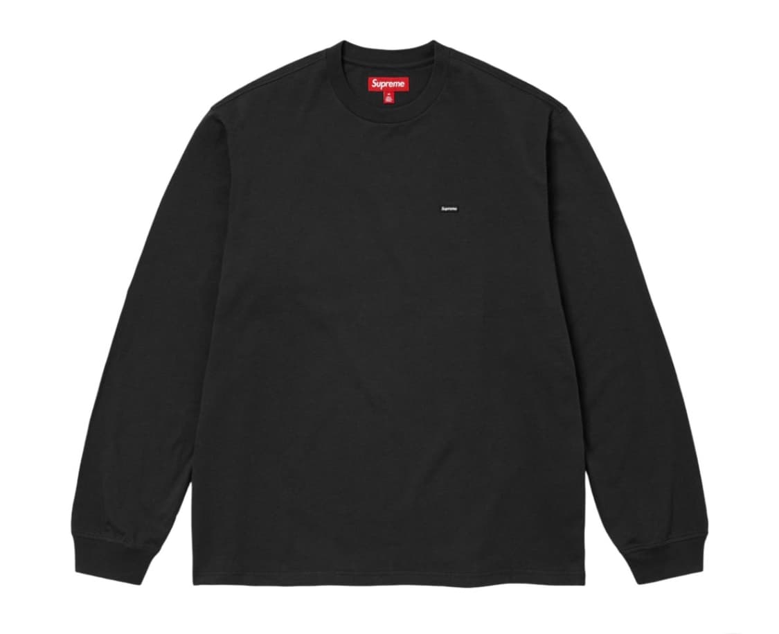 [XXL] 슈프림 스몰 박스 롱슬리브 티셔츠 블랙(24FW) 상품이미지1