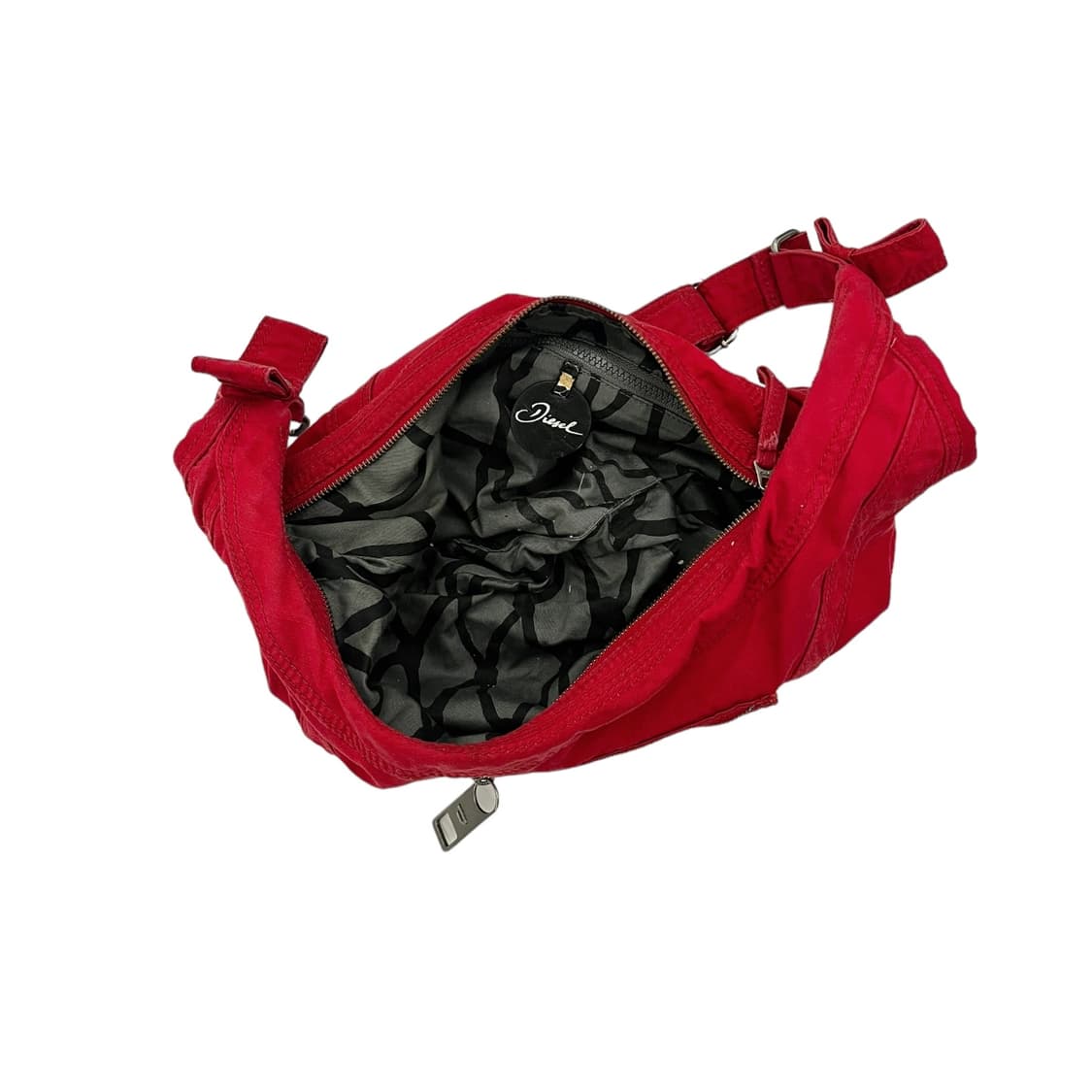 디젤 코튼 크로스바디 하프문백 레드 상품이미지9