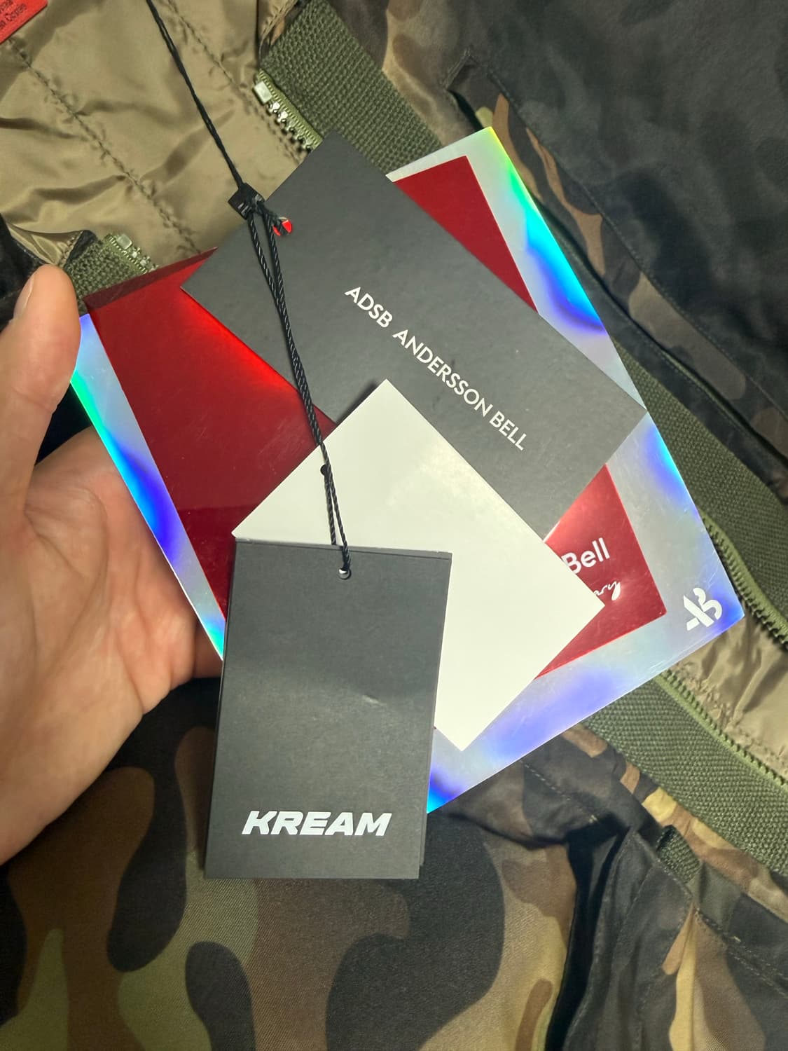 앤더슨벨 카모플라주 집업 데님자켓 XL 상품이미지4