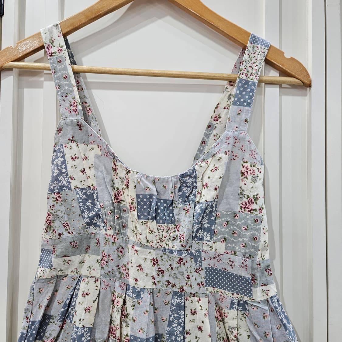 패치워크 플라워 나시 원피스 상품이미지3