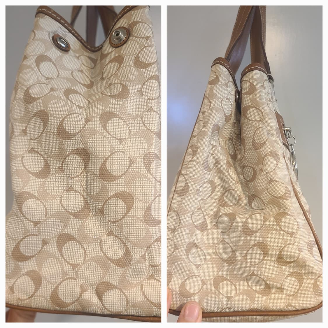 코치 F17179코티드컨버스 토트백 상품이미지5
