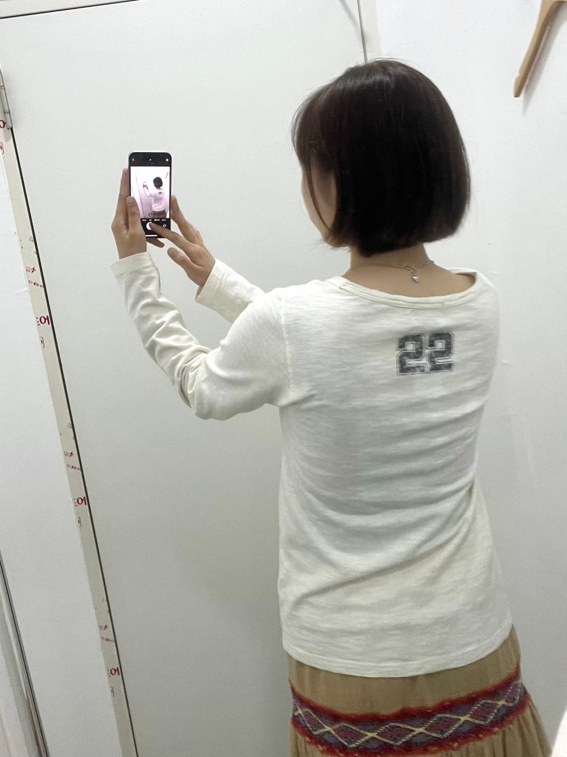 일본 빈티지 웨스턴 무드 프린팅 롱슬리브 상품이미지2