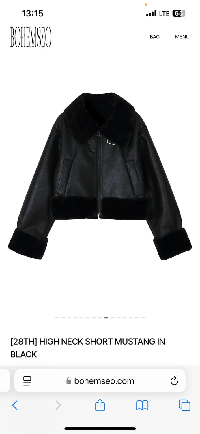 보헤미안서울 무스탕 24fw 상품이미지1