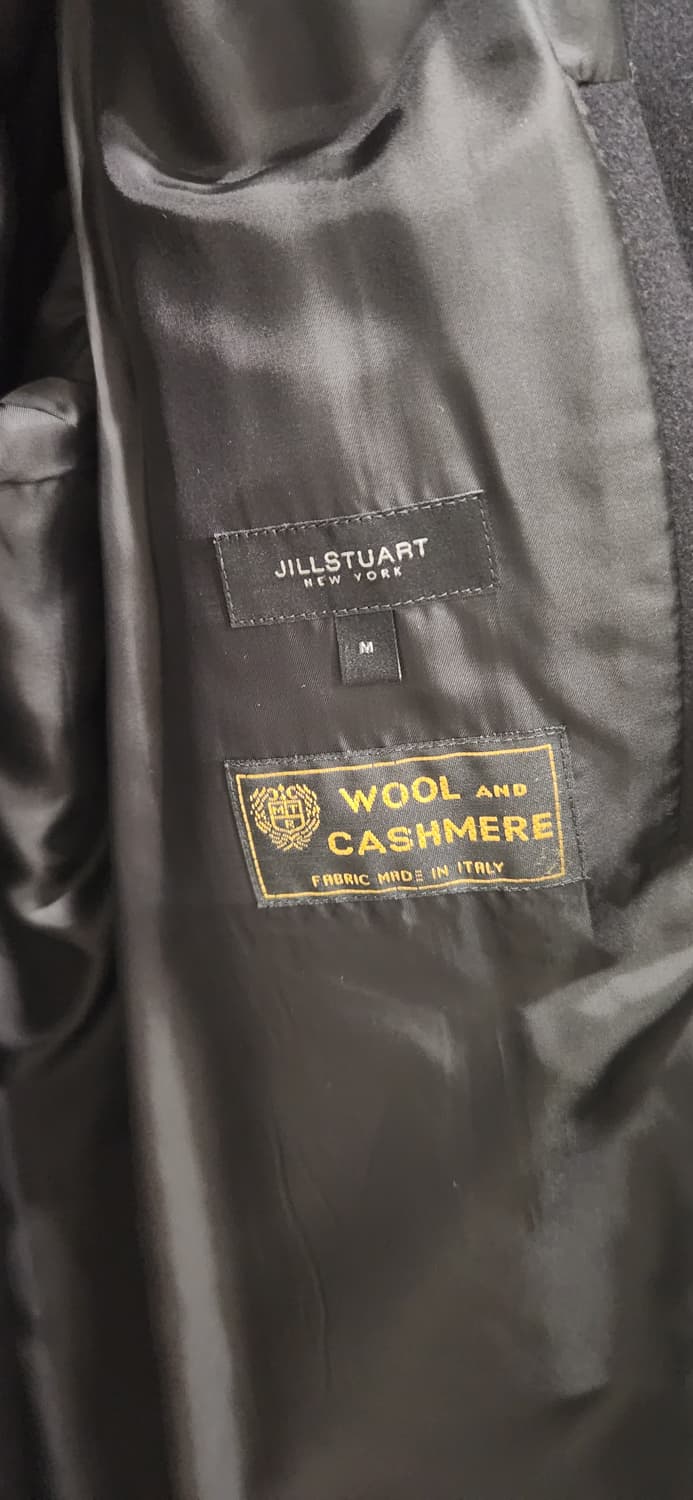 질스튜어트 뉴욕 남성 네이비 울 캐시미어 코트 상품이미지4