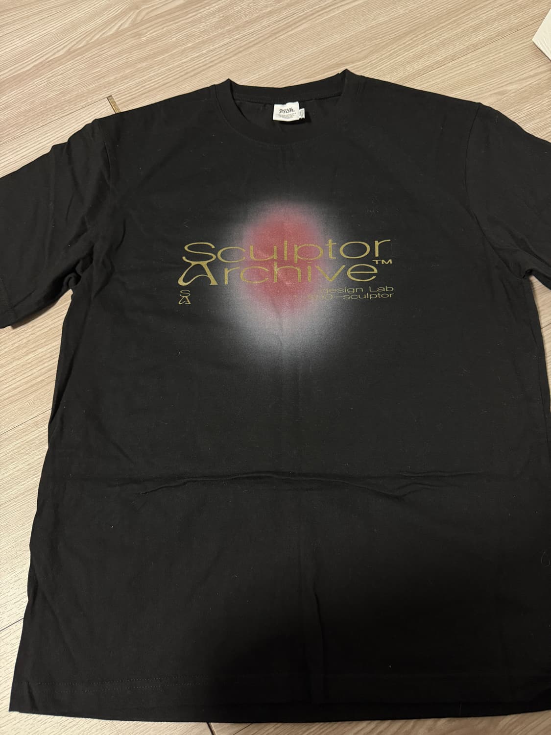 스컬프터 컬러 로고 티 블랙 상품이미지3