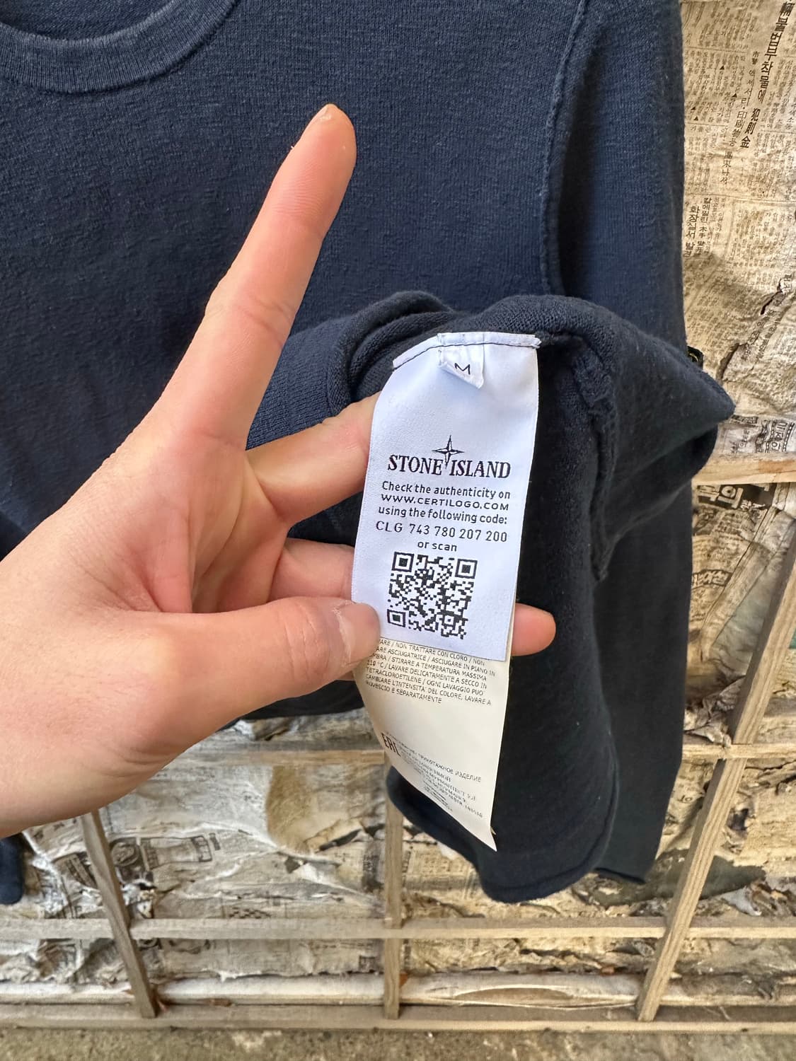 스톤아일랜드 롱슬리브 M(100-105)정품 상품이미지4