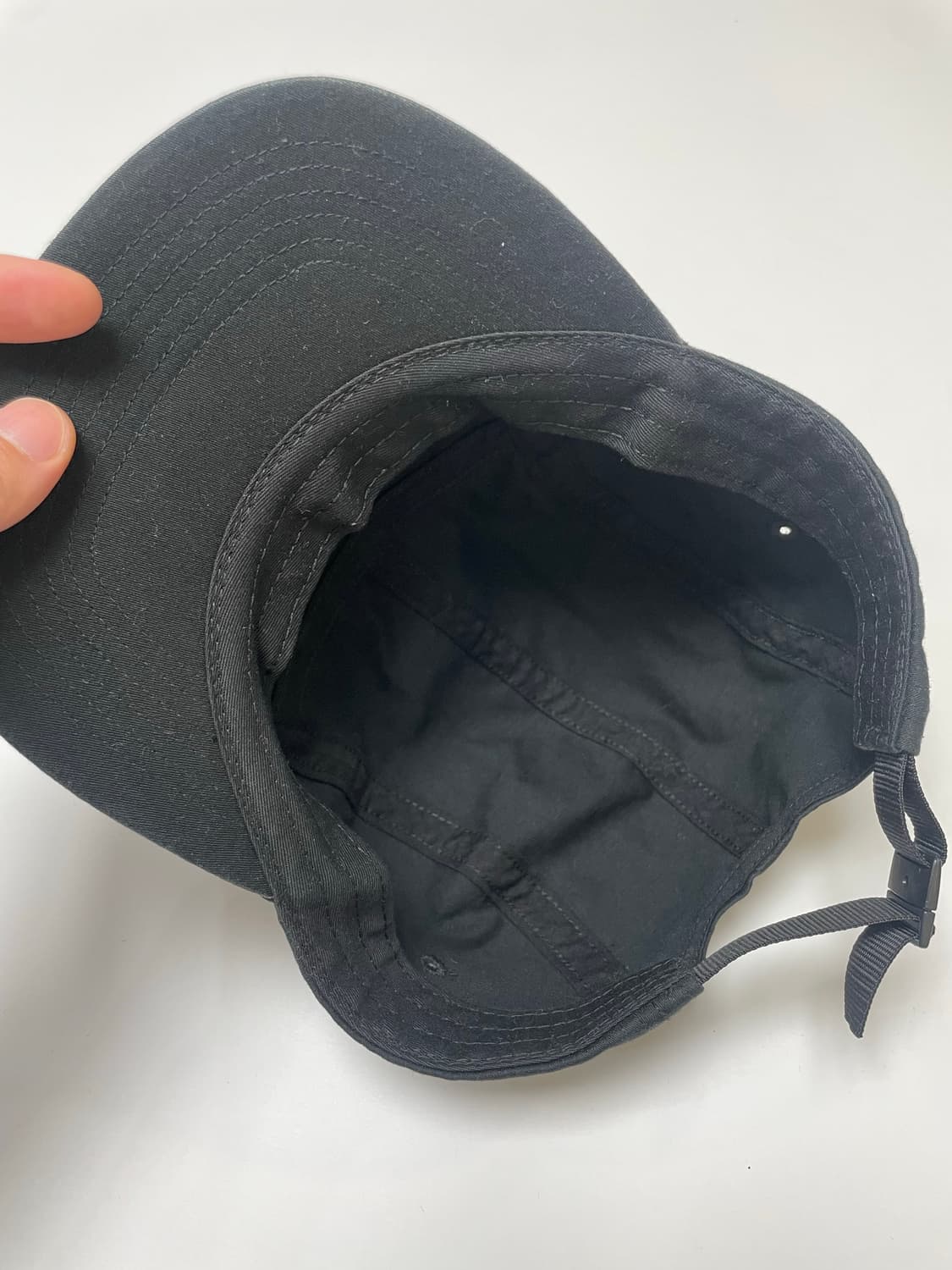 슈프림 캠프캡 블랙 상품이미지2