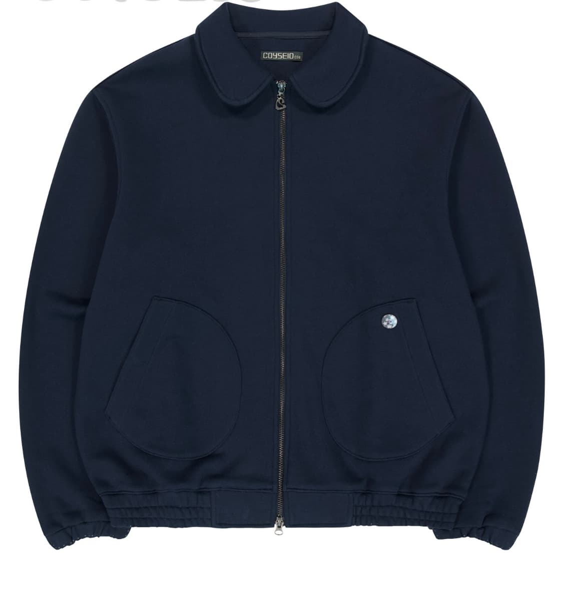COYSEIO 038 Round Track Zip-Up Navy 상품이미지1
