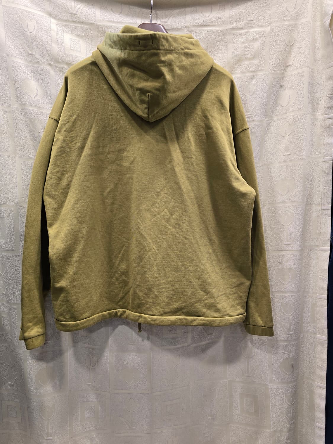 거의새거) 에이카화이트 블레이크 패치 오버사이즈 아노락 후드티 2사이즈( 상품이미지5