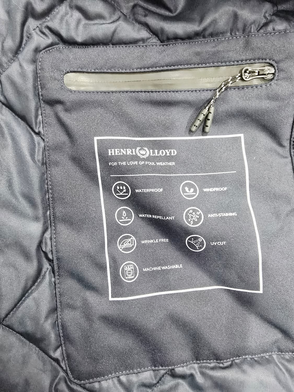 헨리 로이드 네이비 후드 구스다운패딩 자켓 상품이미지8