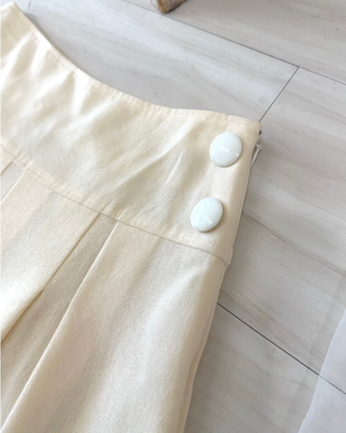Butter ivory wool skirt 상품이미지4