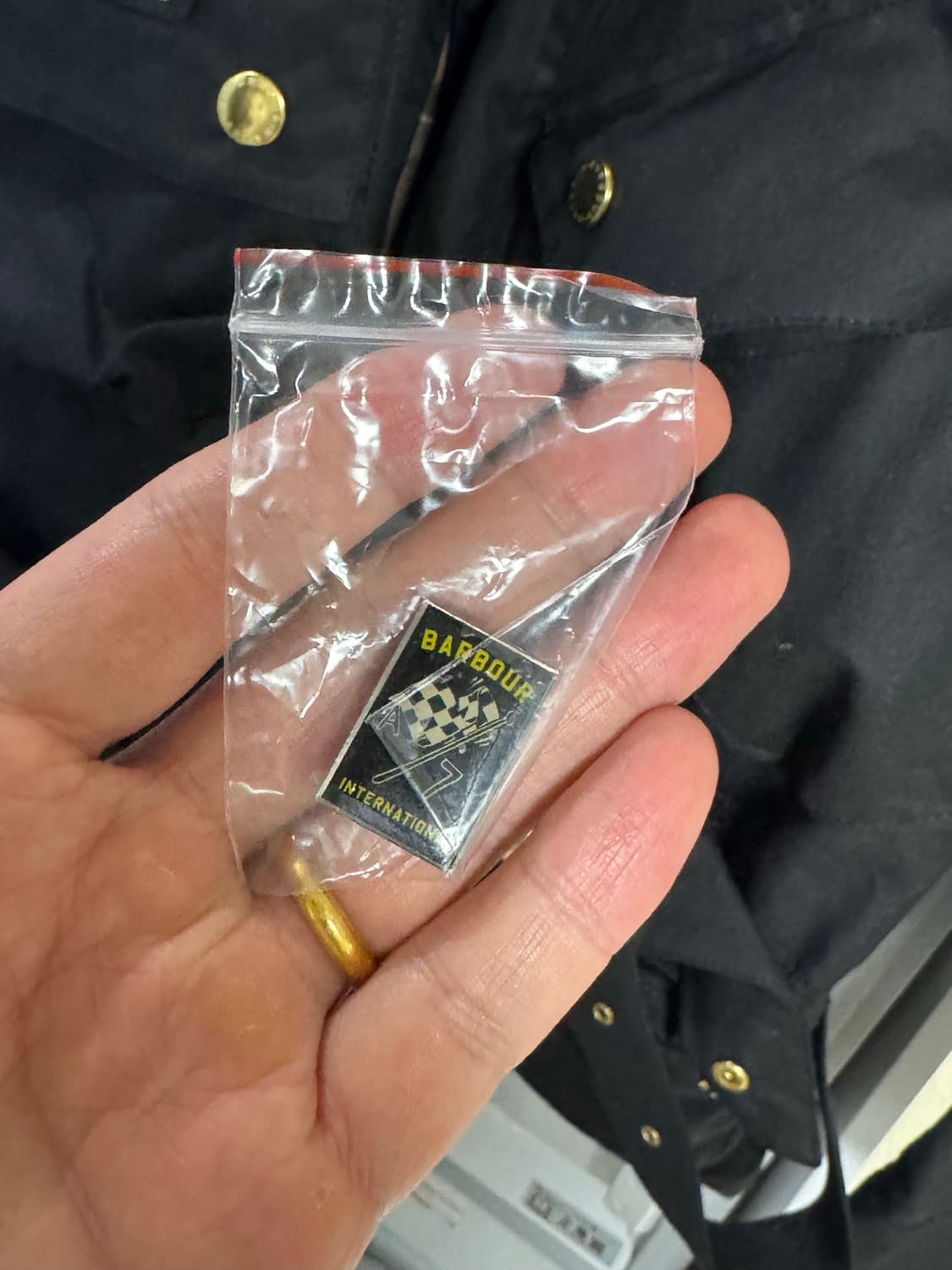 바버 인터내서널 a7 오리지널 왁스 자켓 블랙 40 새상품 판매합니다 상품이미지6