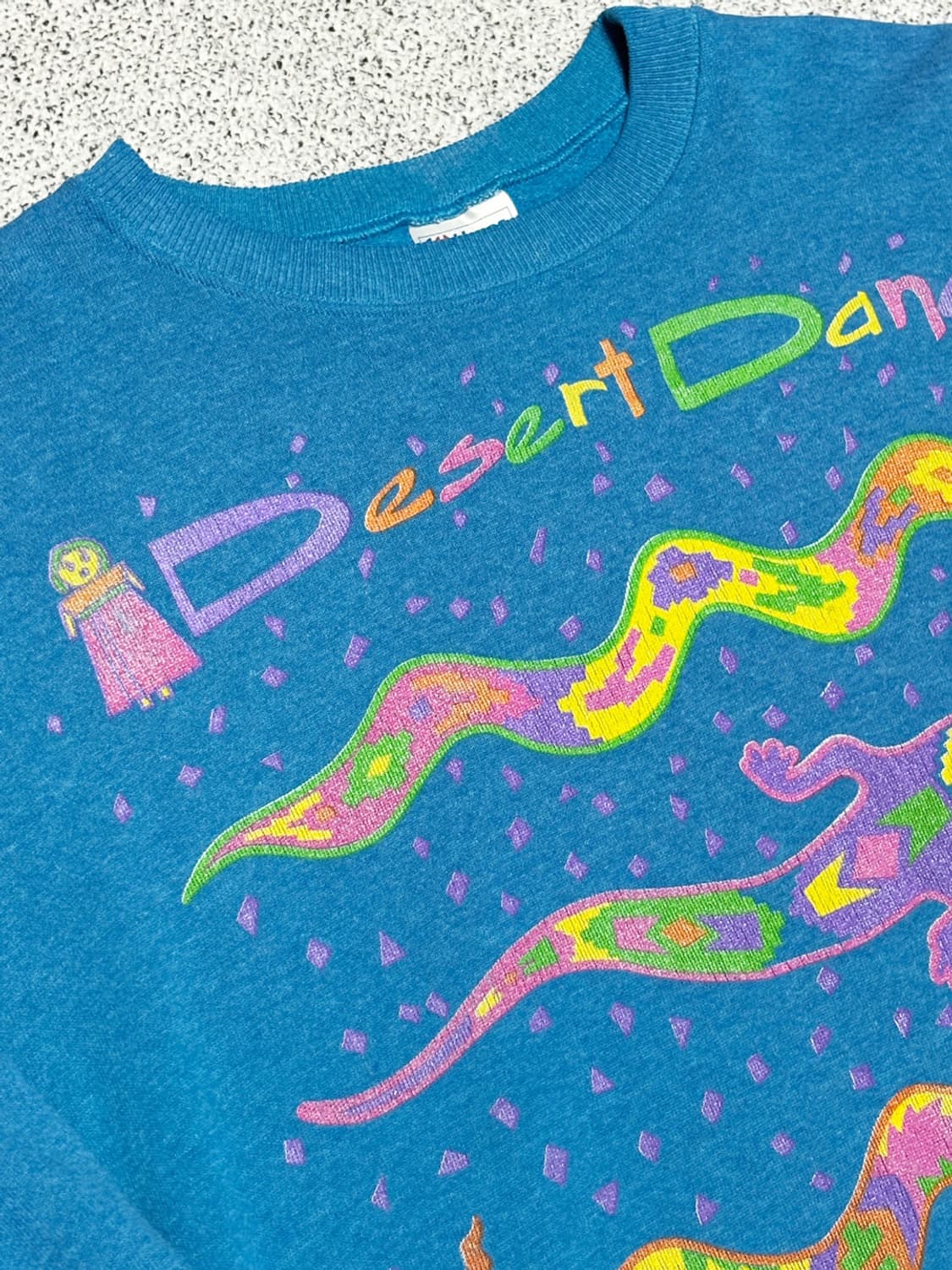 90s 빈티지 헤인즈 'Desert Dance' 스웻셔츠 USA 상품이미지4