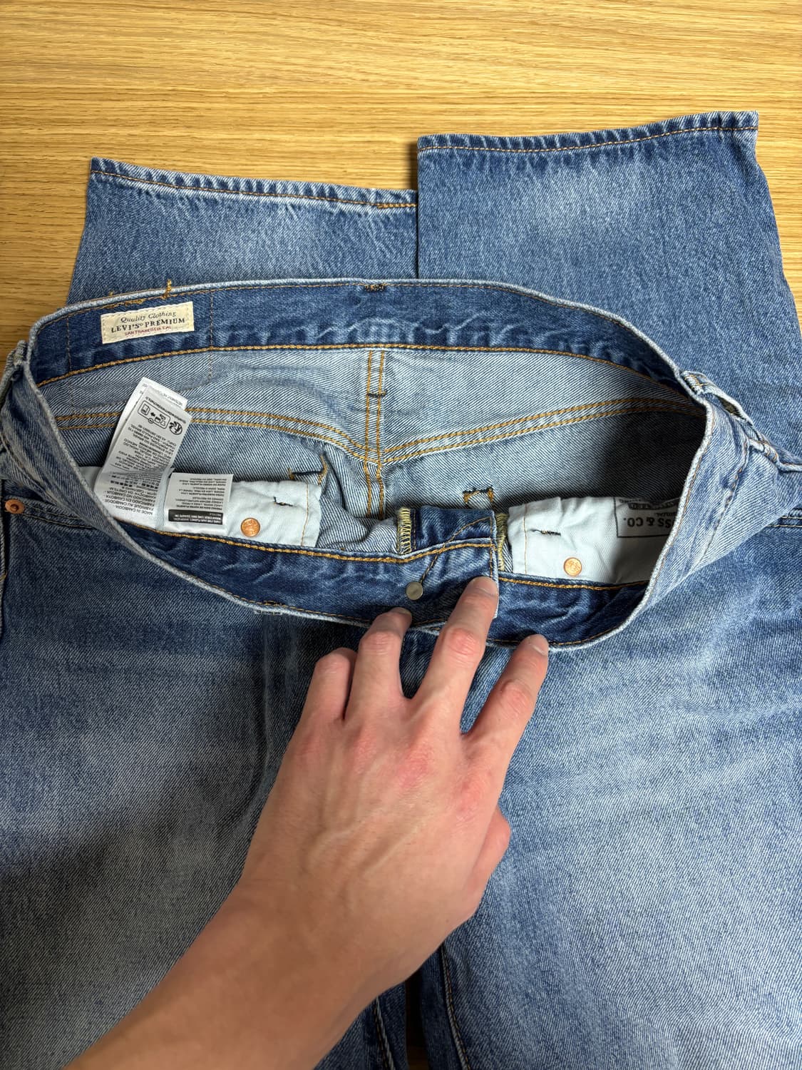 32x30 555 리바이스 릴렉스 스트레이트 진 상품이미지5