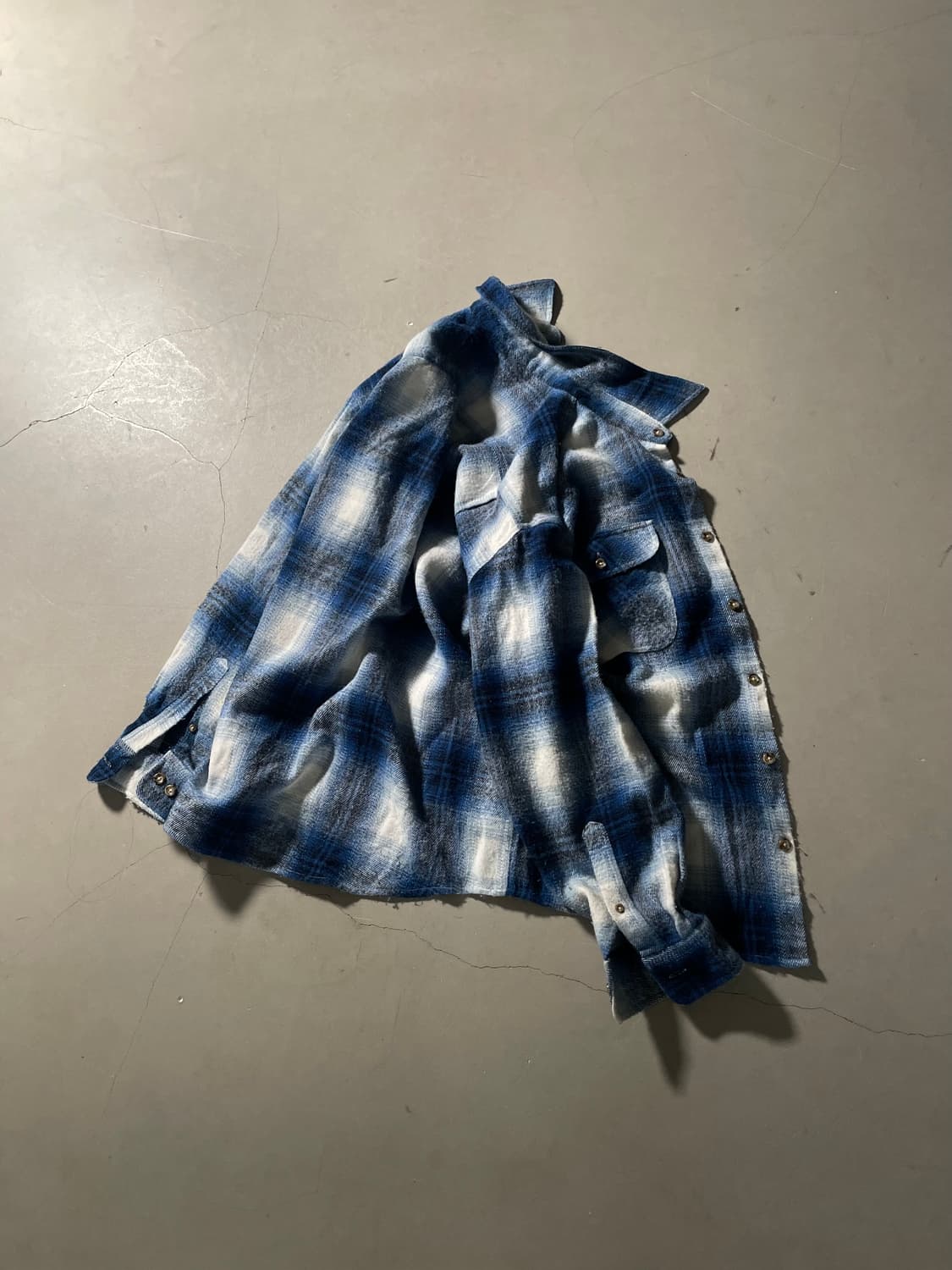 쿤파이 Brushed Check Shirt Jacket 상품이미지6