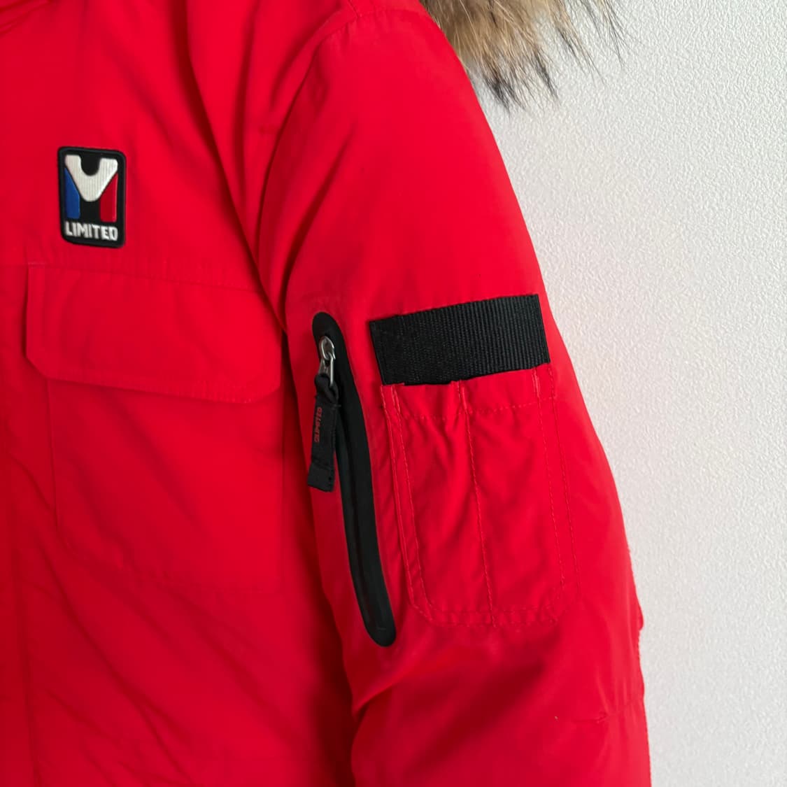 밀레 LIMITED 레드 패딩 점퍼 90 상품이미지5
