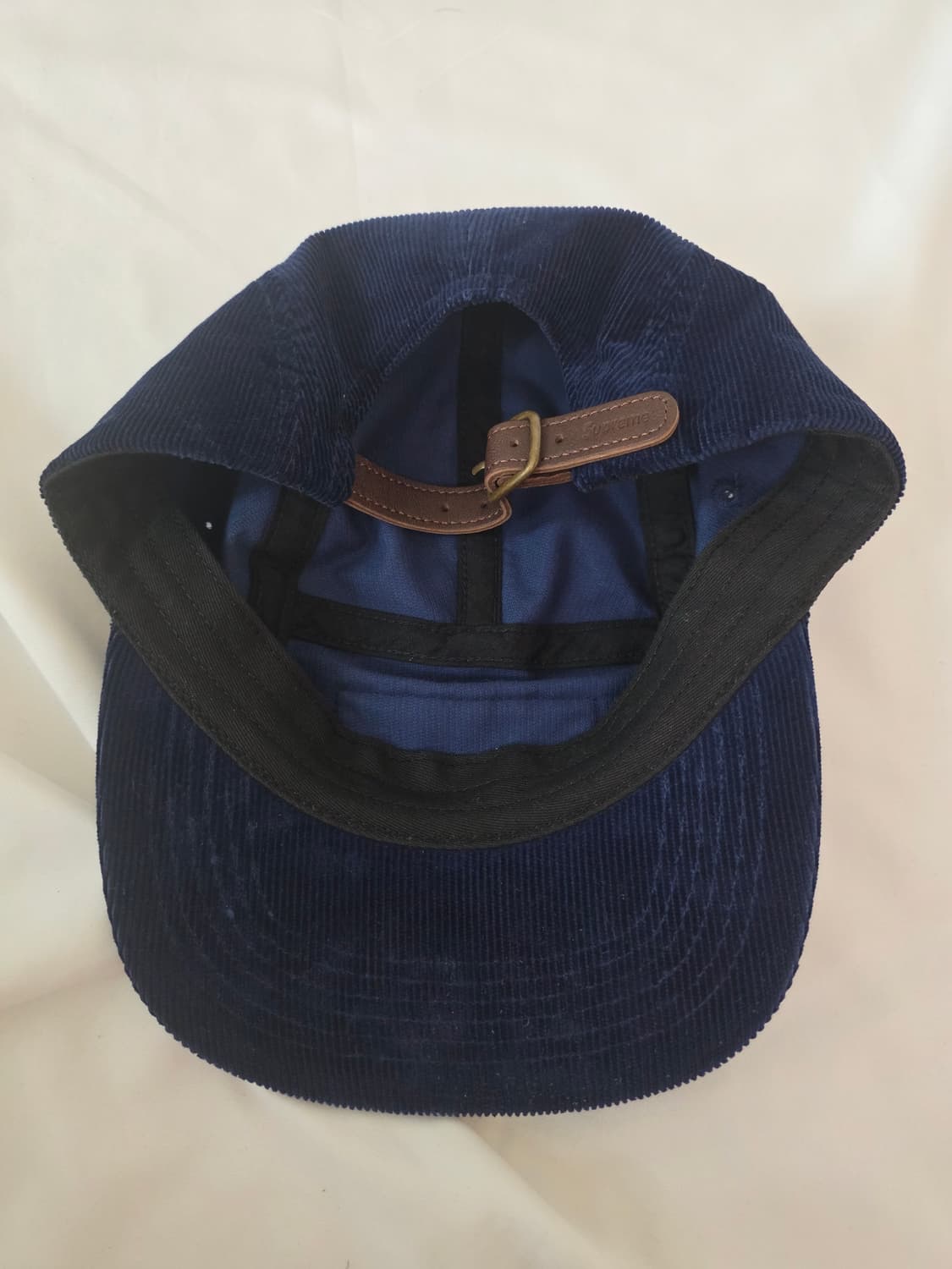 슈프림 코듀로이 캠프캡 네이비 상품이미지3