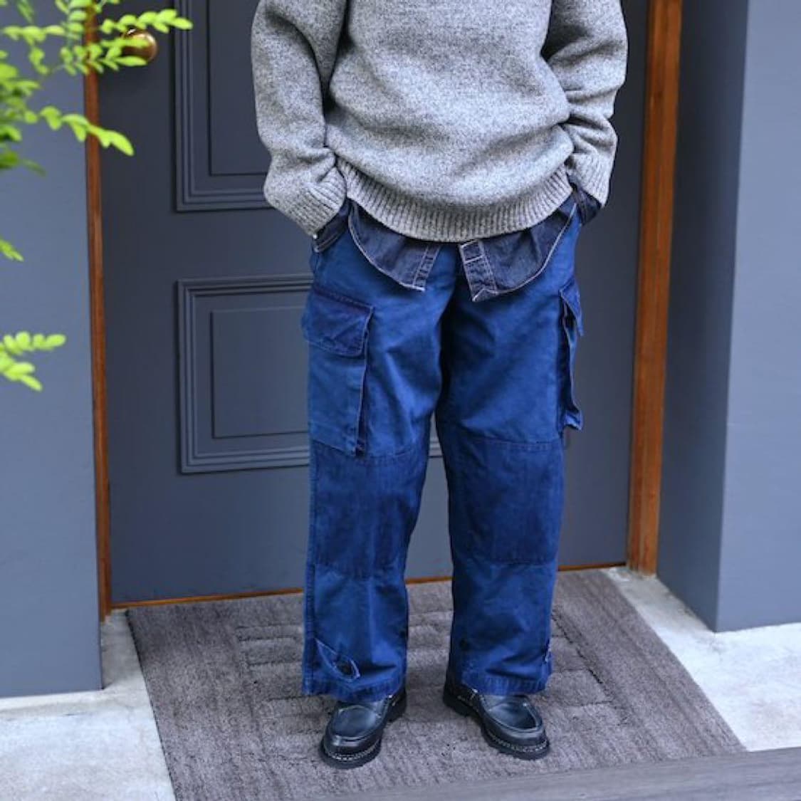 우틸 outil m-47 PANTALON BLESLE 카고팬츠 인디고 상품이미지7