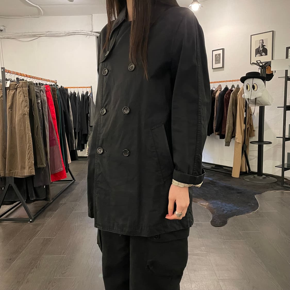 꼼데가르송 옴므 피코트 상품이미지5