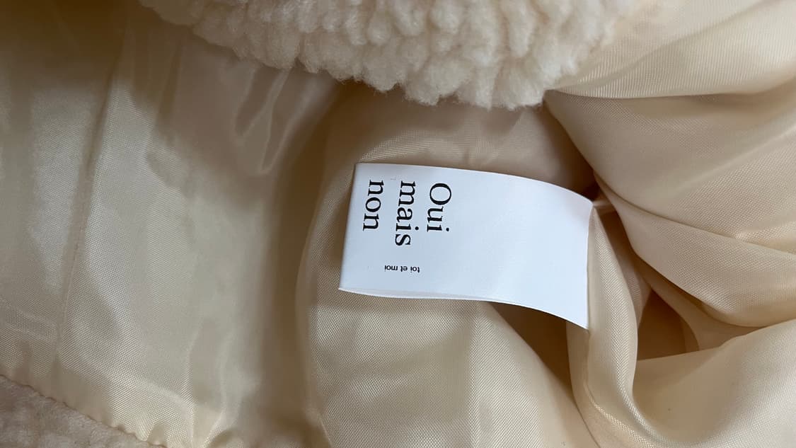 Oui mais non 위메농 오버핏 뽀글이 상품이미지3