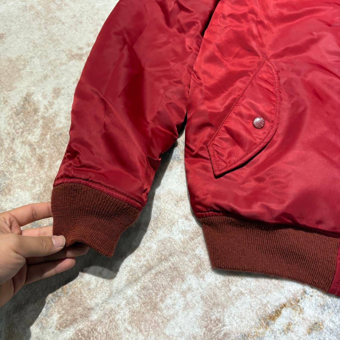 Avirex 아비렉스 빈티지 ma-1 자켓 made in Japan 상품이미지3