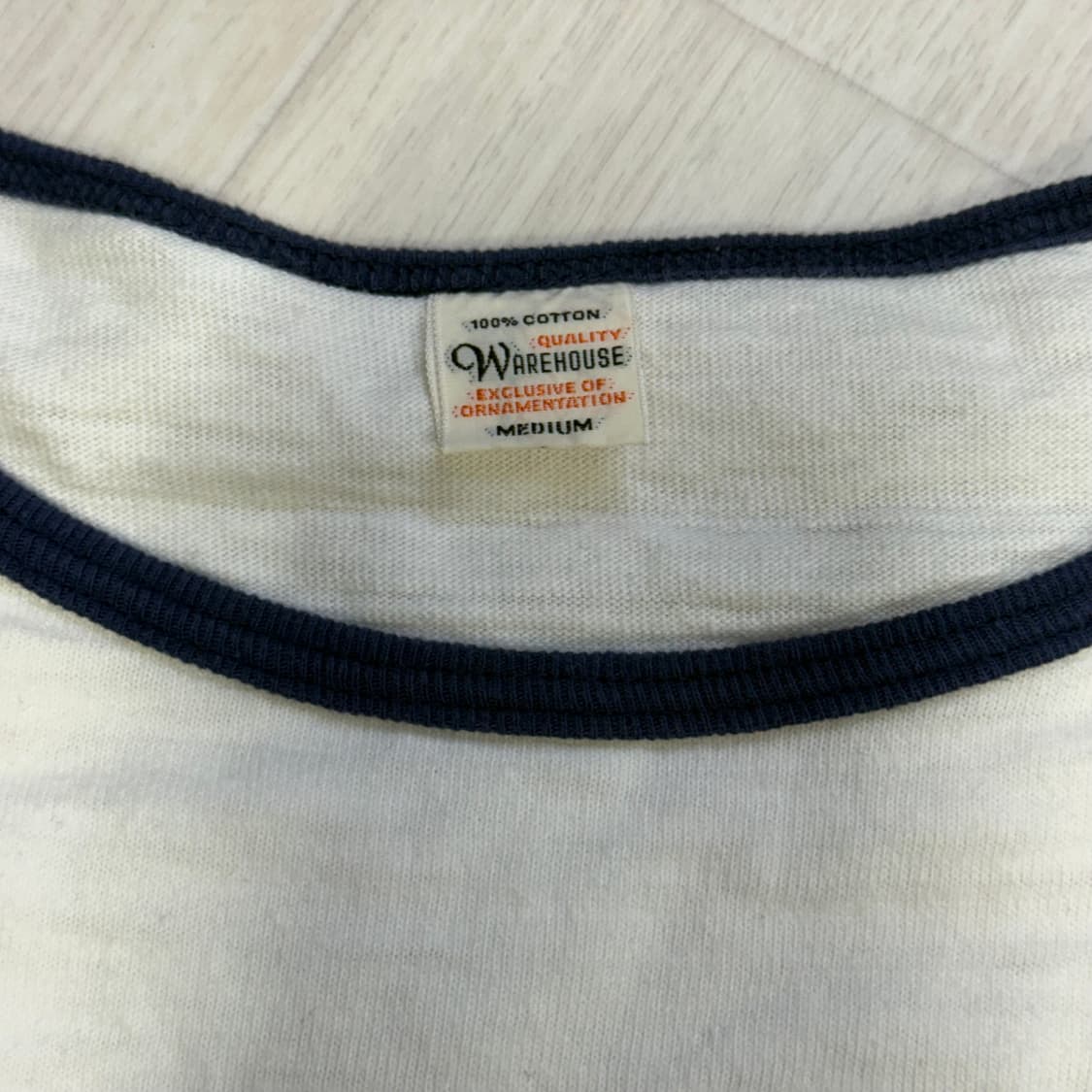 웨어히우스 LOT 4059 프린트 링거 티셔츠  상품이미지3