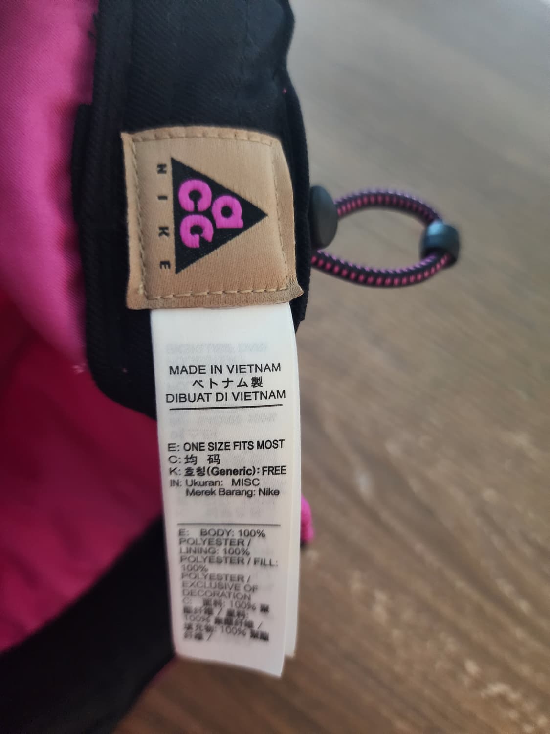 Nike ACG AW84 Padded Cap Pink 상품이미지4