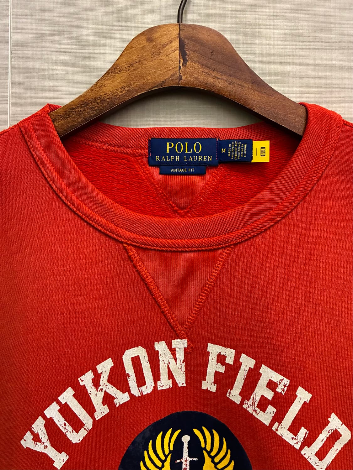 (M/100)폴로랄프로렌 유콘필드 빈티지핏 그래픽 맨투맨 스웻셔츠 상품이미지3