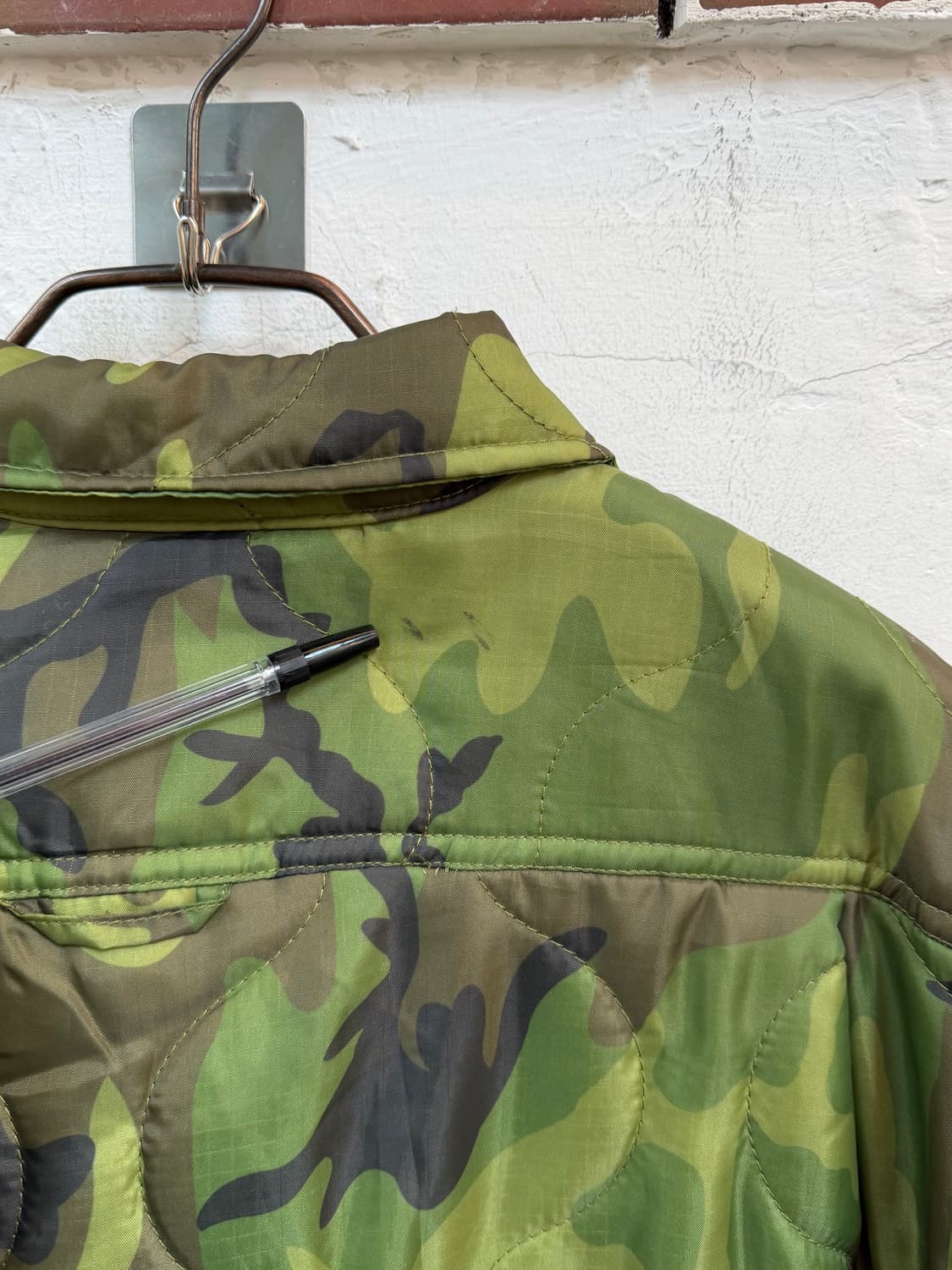 HUF 허프 카모플라쥬 퀼팅 자켓 L 상품이미지8