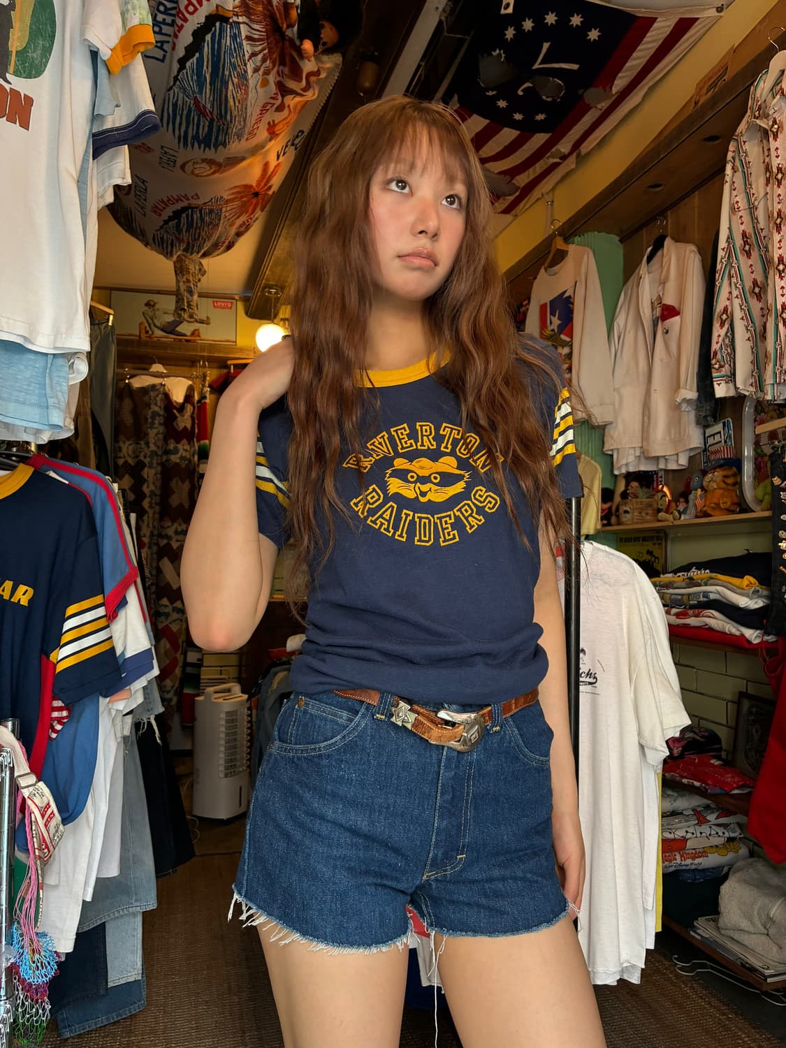 70’s-80’s Velva Sheen Football T-Shirt 상품이미지2