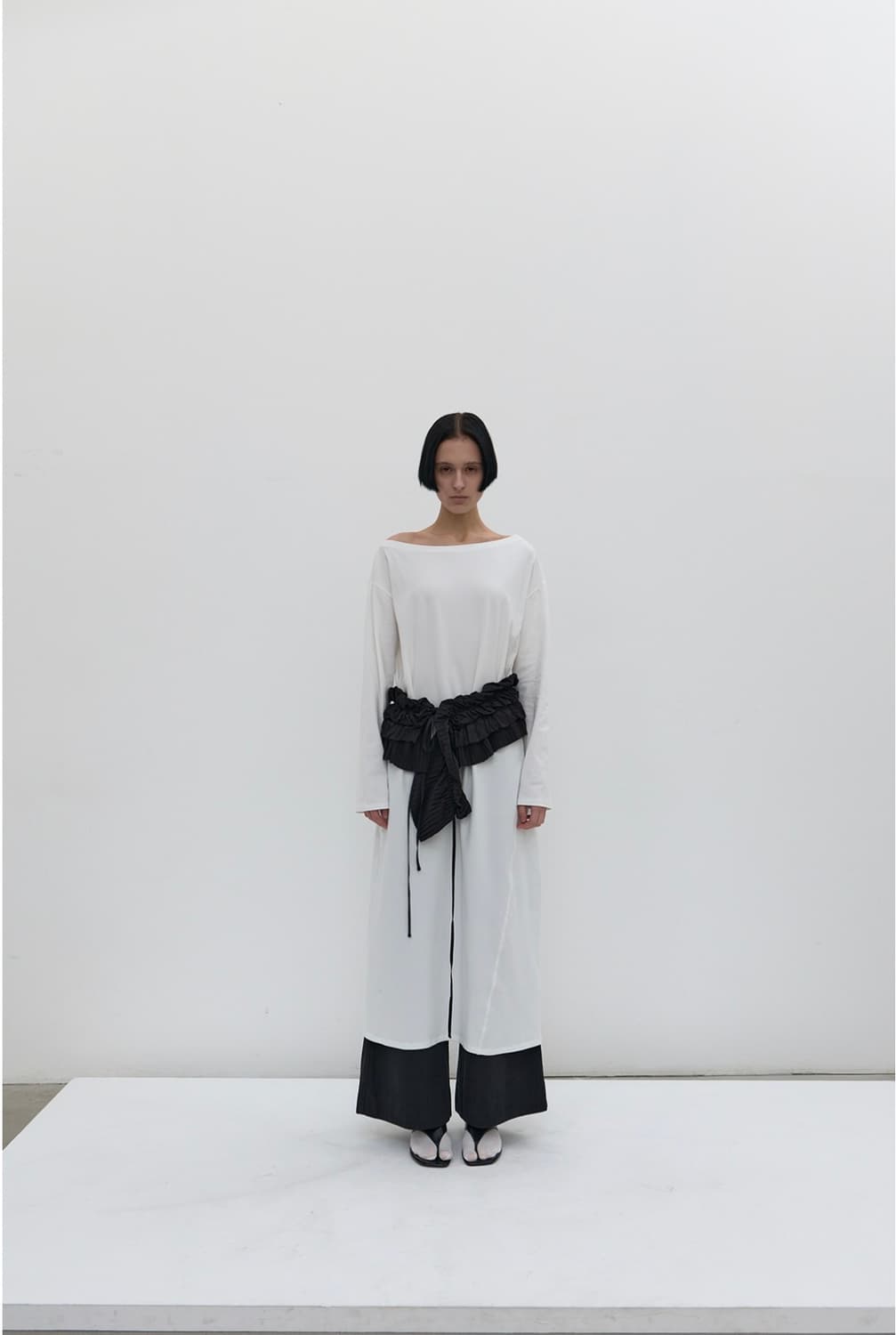 낫띵에브리띵 PLEATED SHORT LAYERED SKIRT 상품이미지2